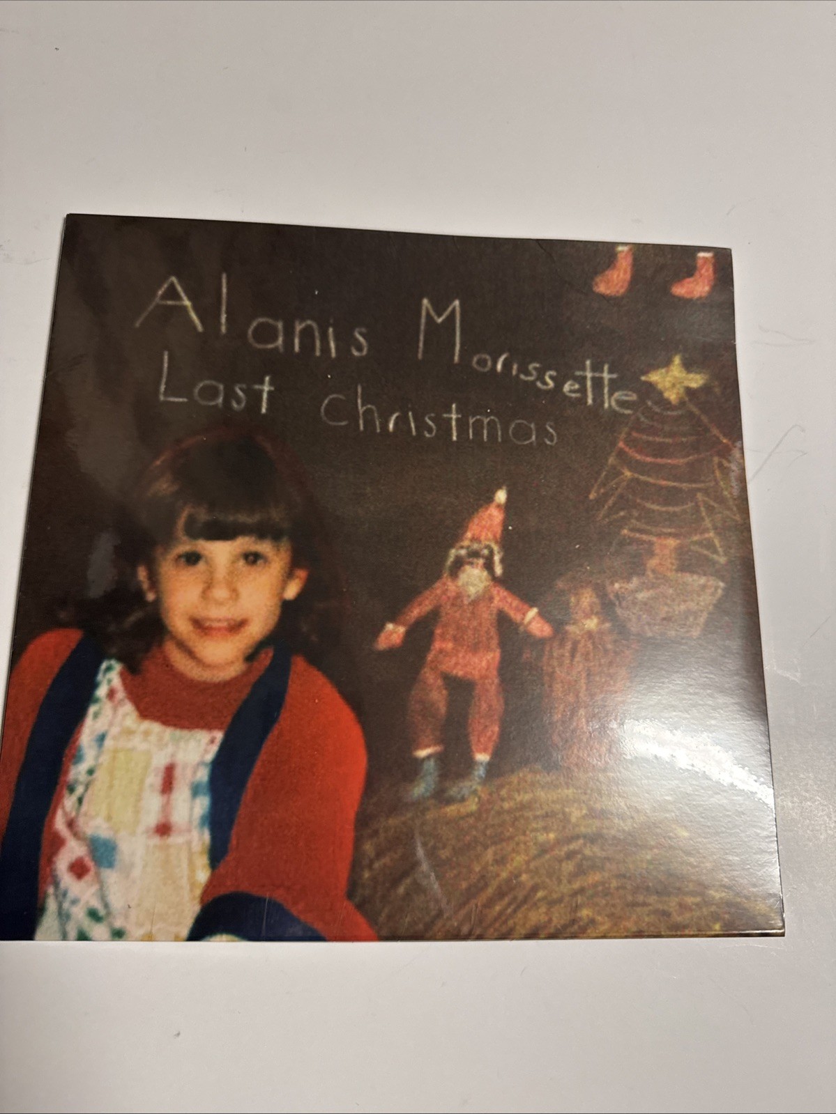 ALANIS MORISSETTE  - LAST CHRISTMAS  RED MARBLE VINYL New/Minor Cover Creases