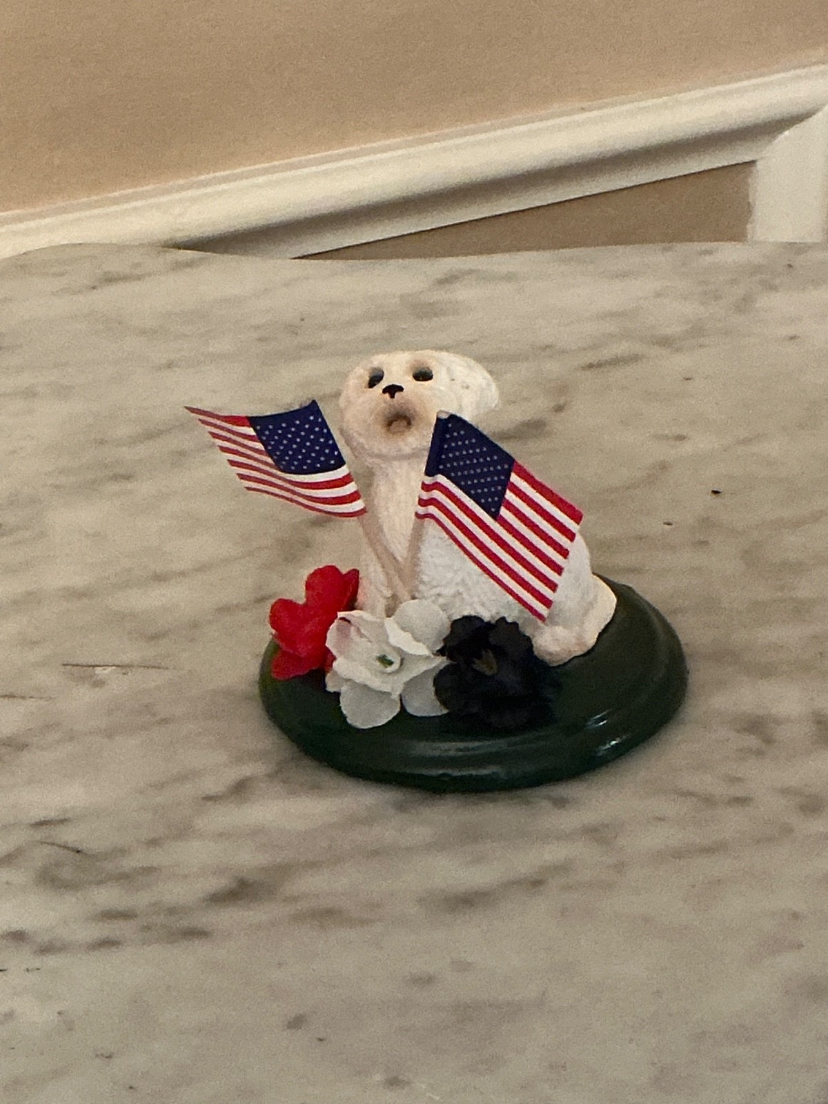 Byers Choice Patriotic Dog - Repurposed for Patriotic Holidays Adorable Byers Choice Patriotic Dog - Repurposed for Patriotic Holidays Adorable