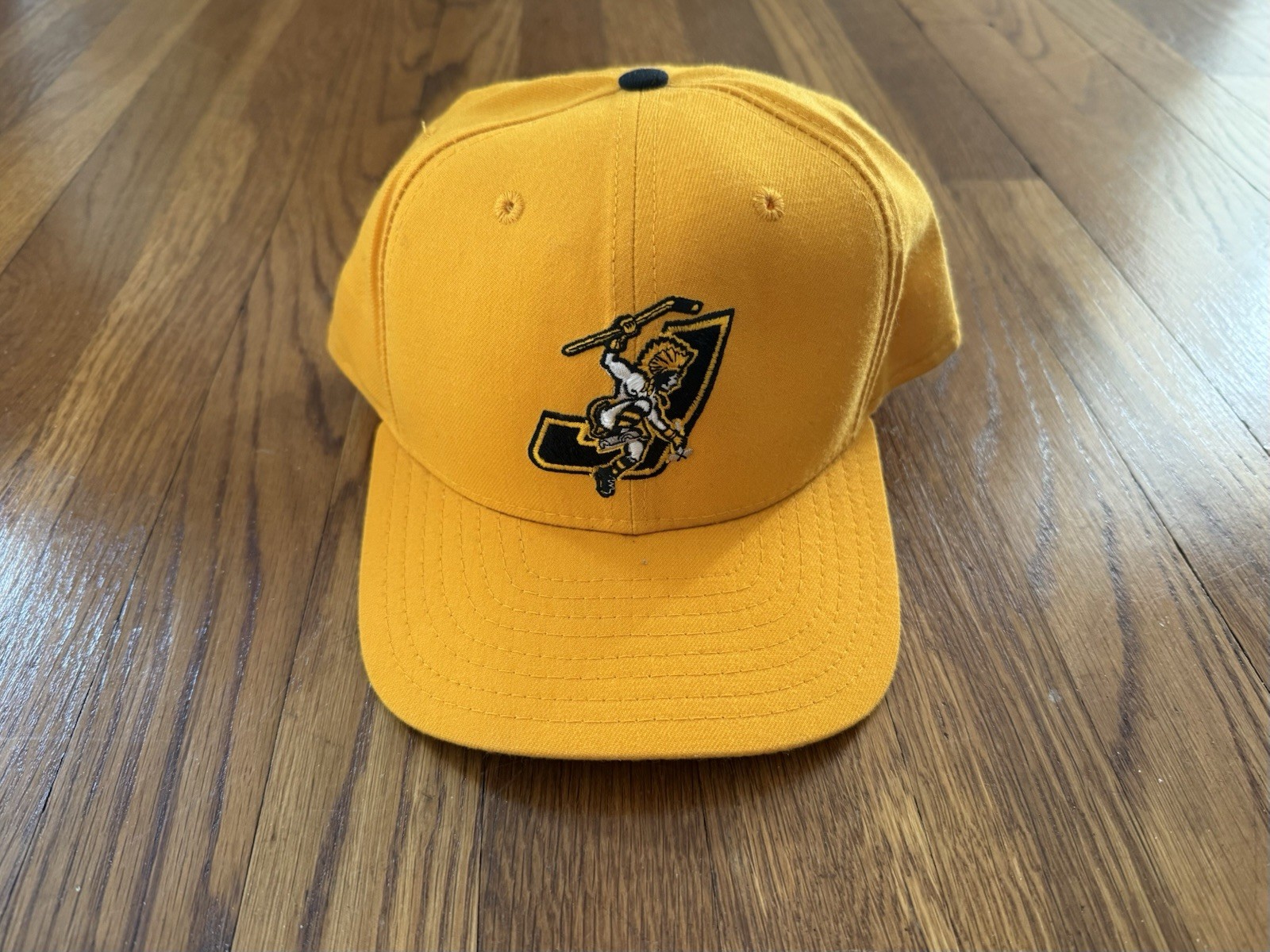 Vintage Johnstown Chiefs New Era Snapback Hat Cap Made in USA 90\'s ECHL Hockey Vintage Johnstown Chiefs New Era Snapback Hat Cap Made in USA 90\'s ECHL Hockey