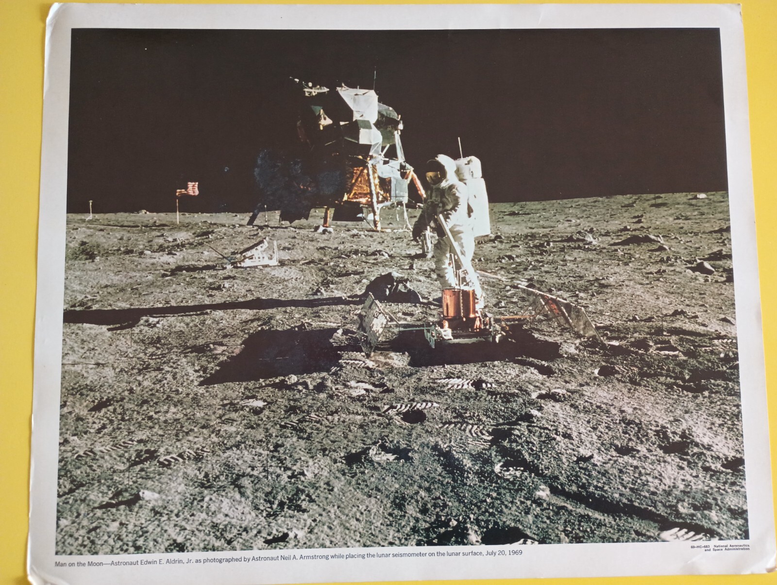 Vintage NASA Print/Poster-\