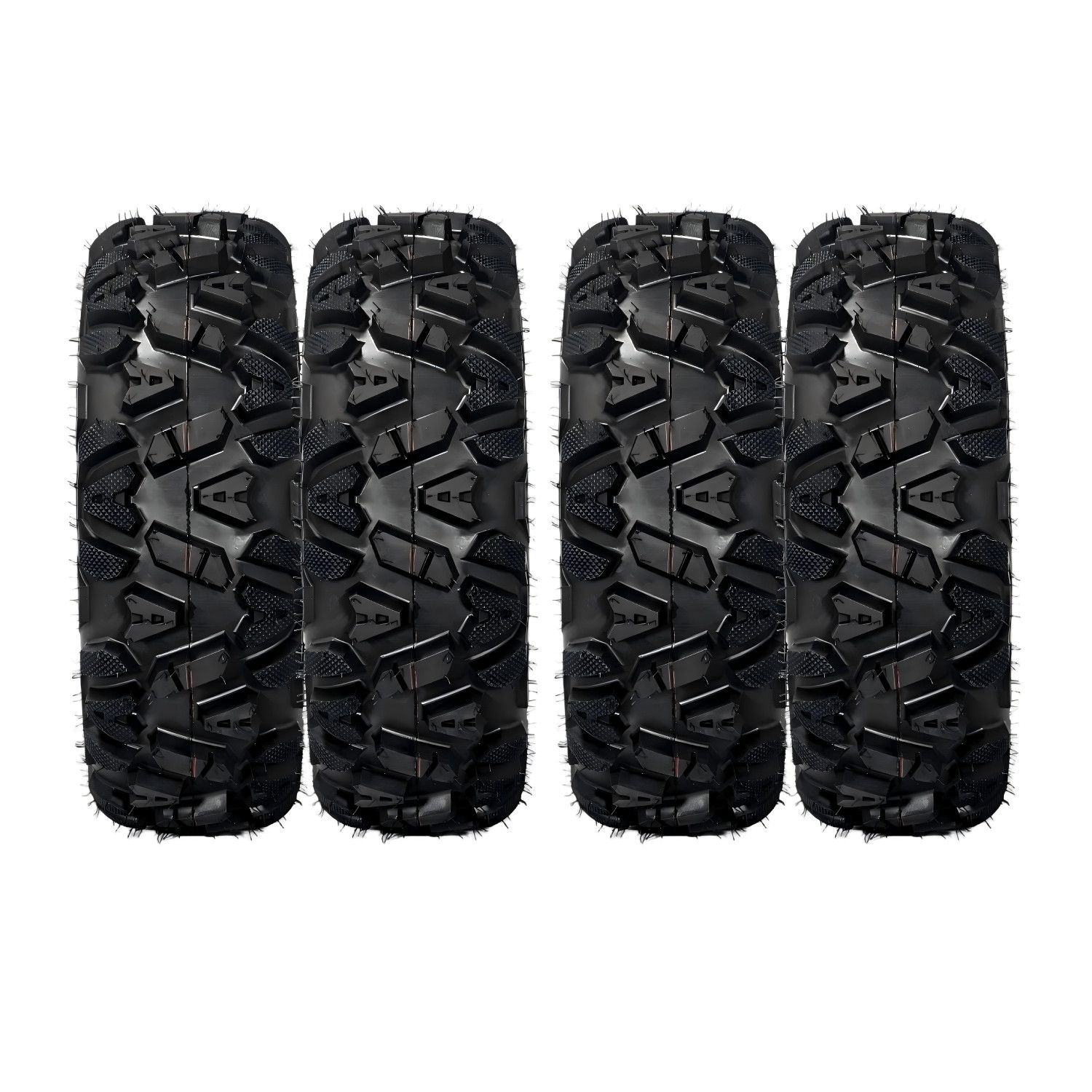 Set 4 24x8-12 24x9-11 ATV UTV Tires 6Ply All Terrain 24X9X11 24X8X12 Mud Tires