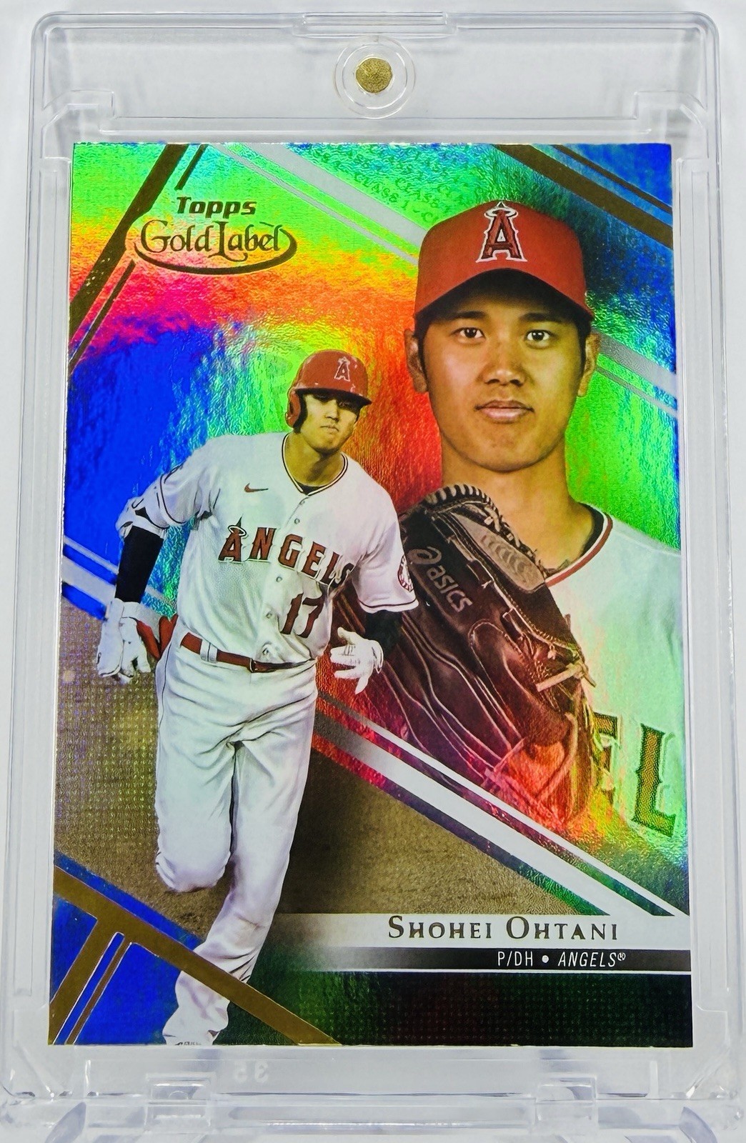 Shohei Ohtani REFRACTOR RARE INVESTMENT CARD TOPPS ANGELS ROOKIE OF THE YEAR MVP