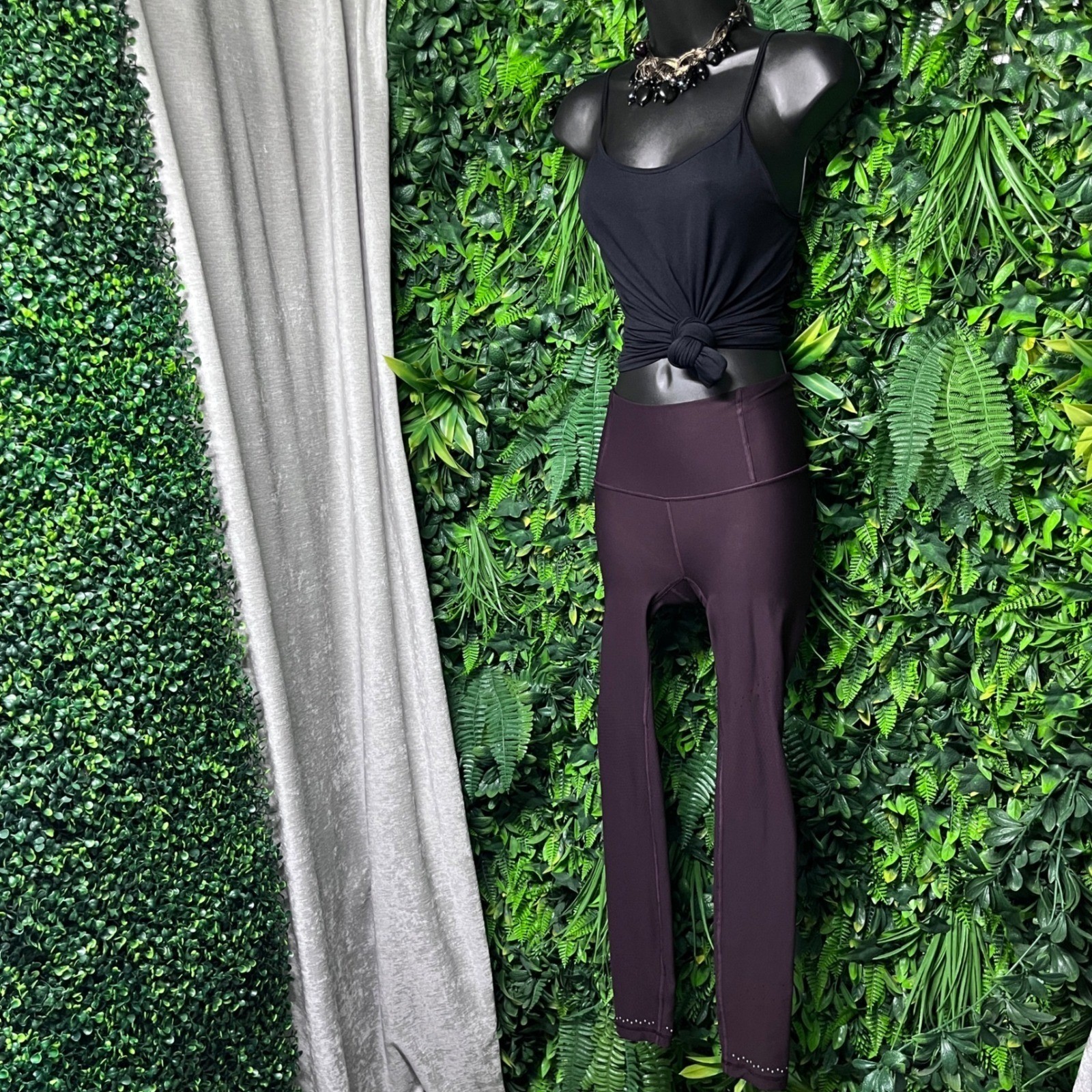 Lululemon In Focus Run High Rise Leggings 2 Purple Athletic Running Pants 3094