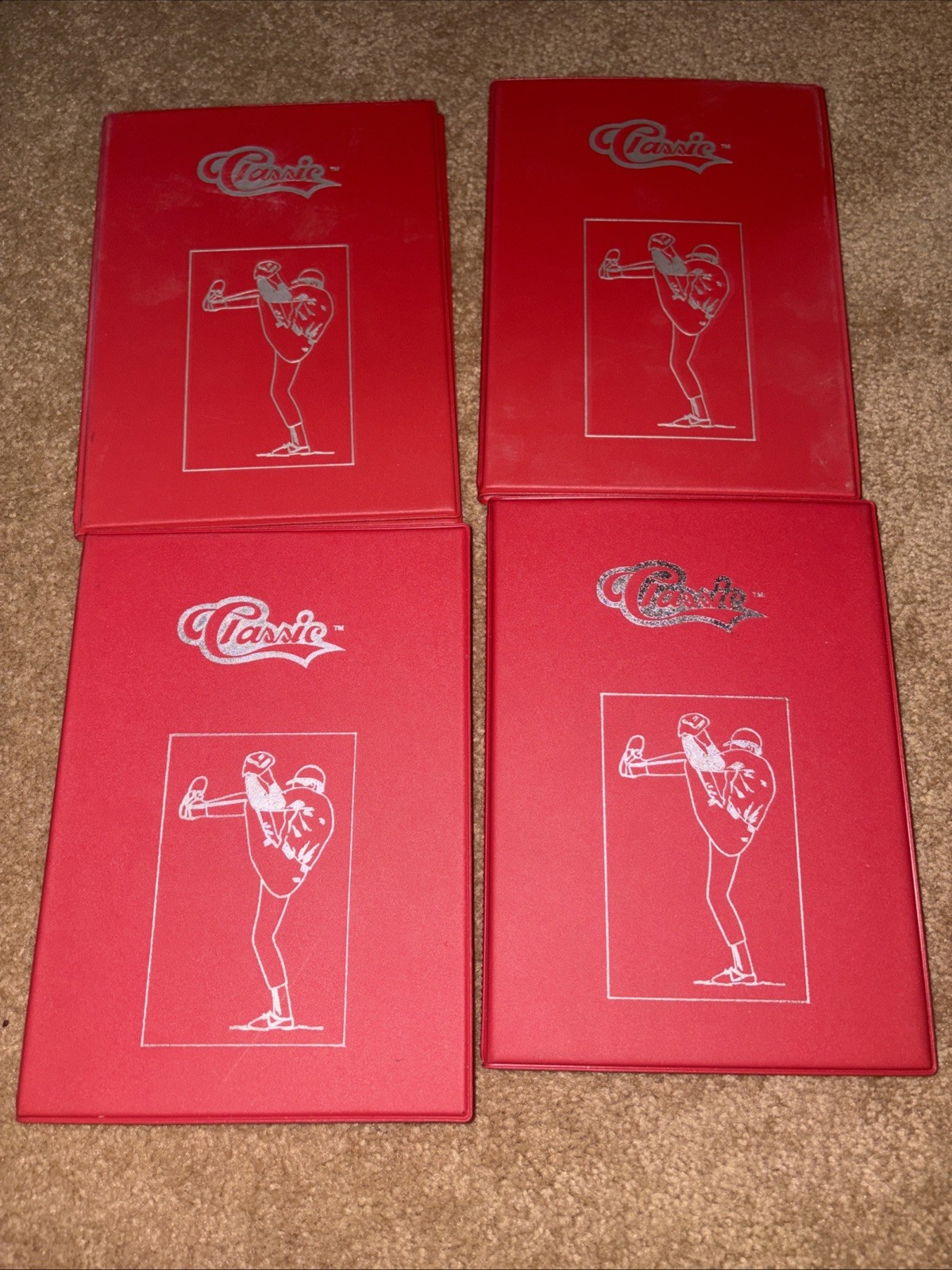 1992 Classic Conlon Collectio Baseball Card Sets With Binders