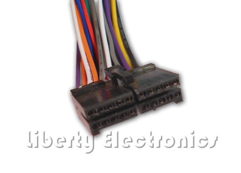 New 20 Pin AUTO STEREO WIRE HARNESS PLUG for JENSEN VX3012 Player