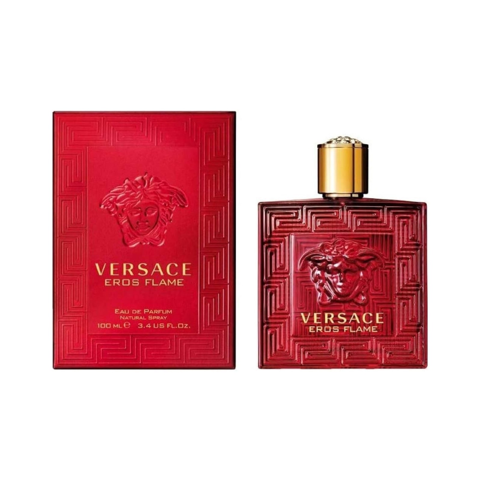 Versace Eros Flame Men 3.4 oz 100ml EDP Spray Sealed Luxury Long Lasting Scent N