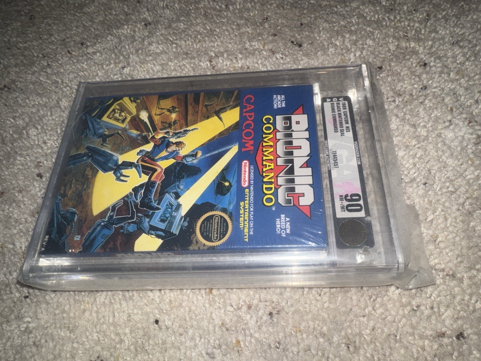 Bionic Commando Nintendo NES VGA 90 Mint Brand New Sealed
