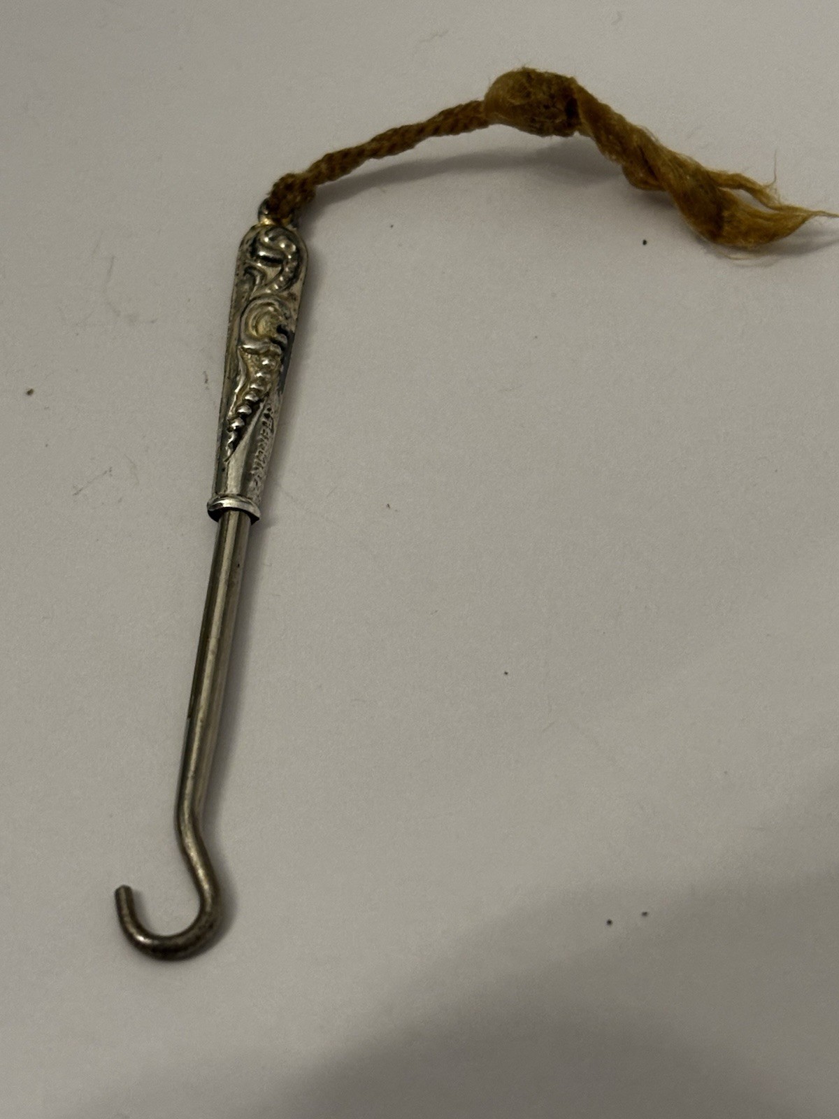 Antique Glove Button Hook 2” For Chatelaine Or French Fashion Doll Accessory Antique Glove Button Hook 2” For Chatelaine Or French Fashion Doll Accessory