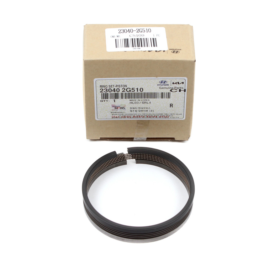 OEM Piston Ring Set 230402G510 STD Fits Hyundai Kia Sonata Santa Fe Optima 2.4L
