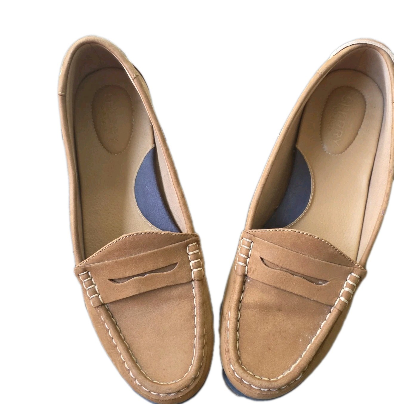 Sperry Top-Sider Women\'s Seaport Penny Bone Loafers STS84787 excellent/perfect Sperry Top-Sider Women\'s Seaport Penny Bone Loafers STS84787 excellent/perfect