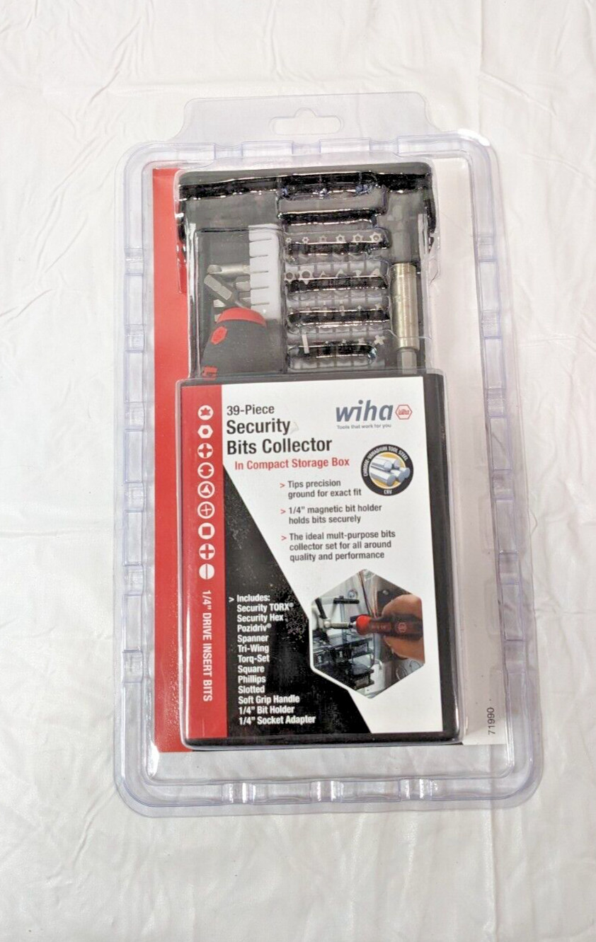 Wiha 39 Piece Bits Colletor Security Bit Set 71990 Wiha 39 Piece Bits Colletor Security Bit Set 71990