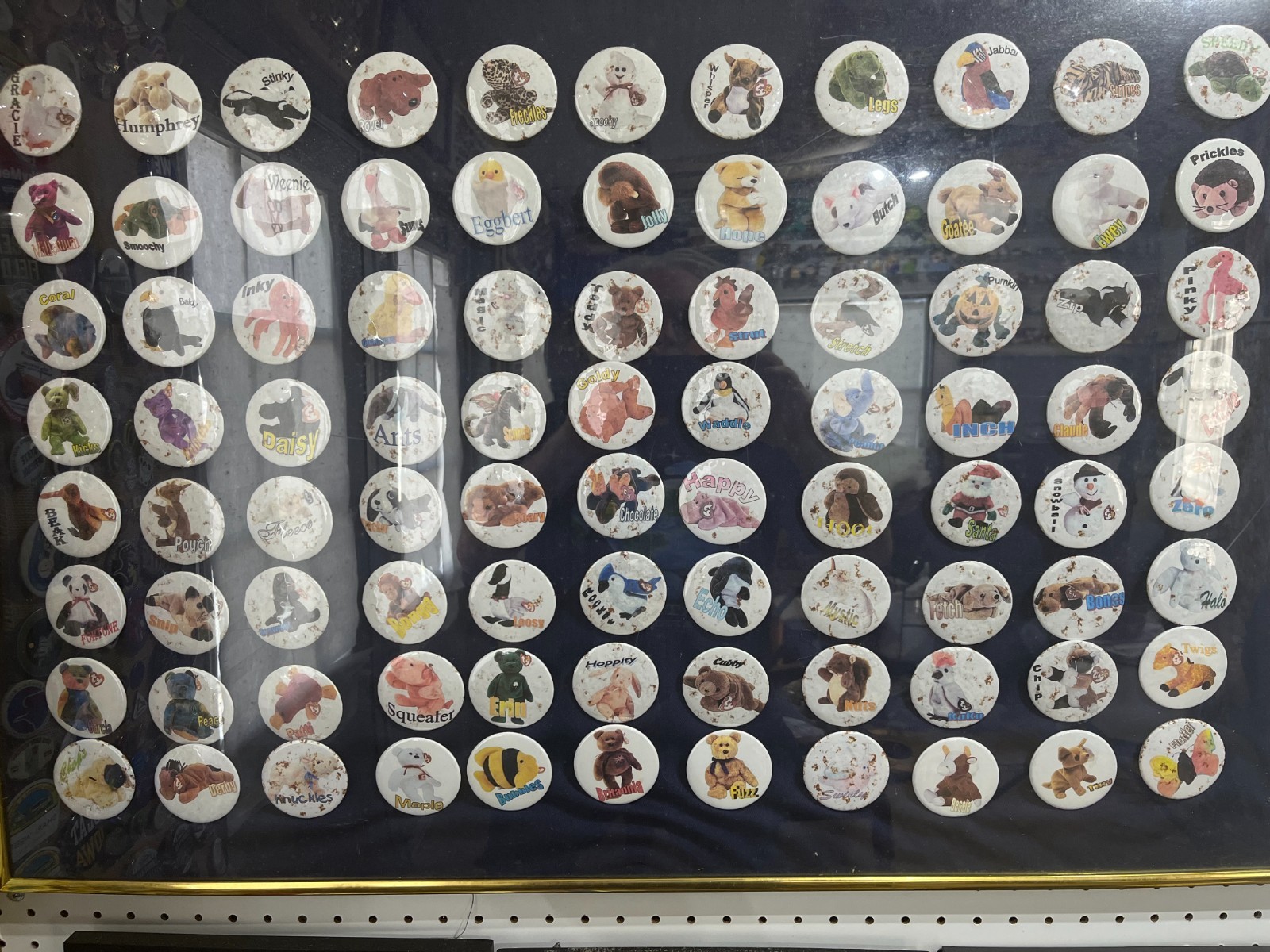 88 Rare Beanie Baby Buttons