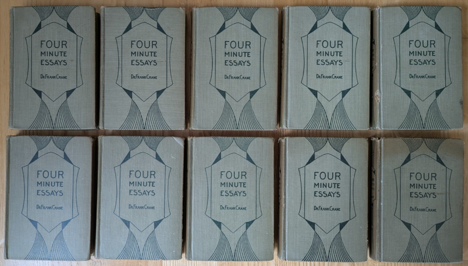 Four Minute Essays - Dr. Frank Crane (Complete Set Of 10 Books, 1919, Hardcover) Four Minute Essays - Dr. Frank Crane (Complete Set Of 10 Books, 1919, Hardcover)