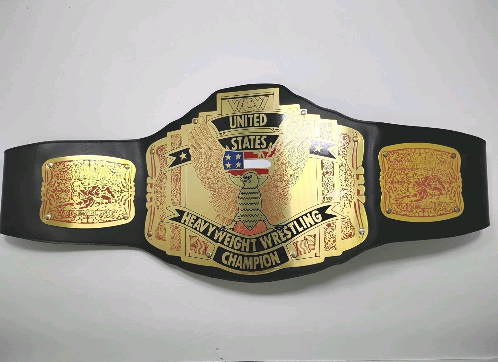 WCW 2000 US United States Championship Replica Title Belt Figures Toy Company Co