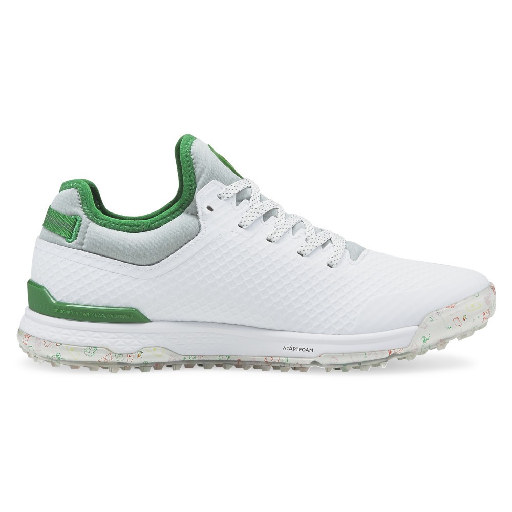 NEW Mens Puma ALPHACAT Palmer Iced Tea Golf Shoes White/Amazon Green - Pick Size