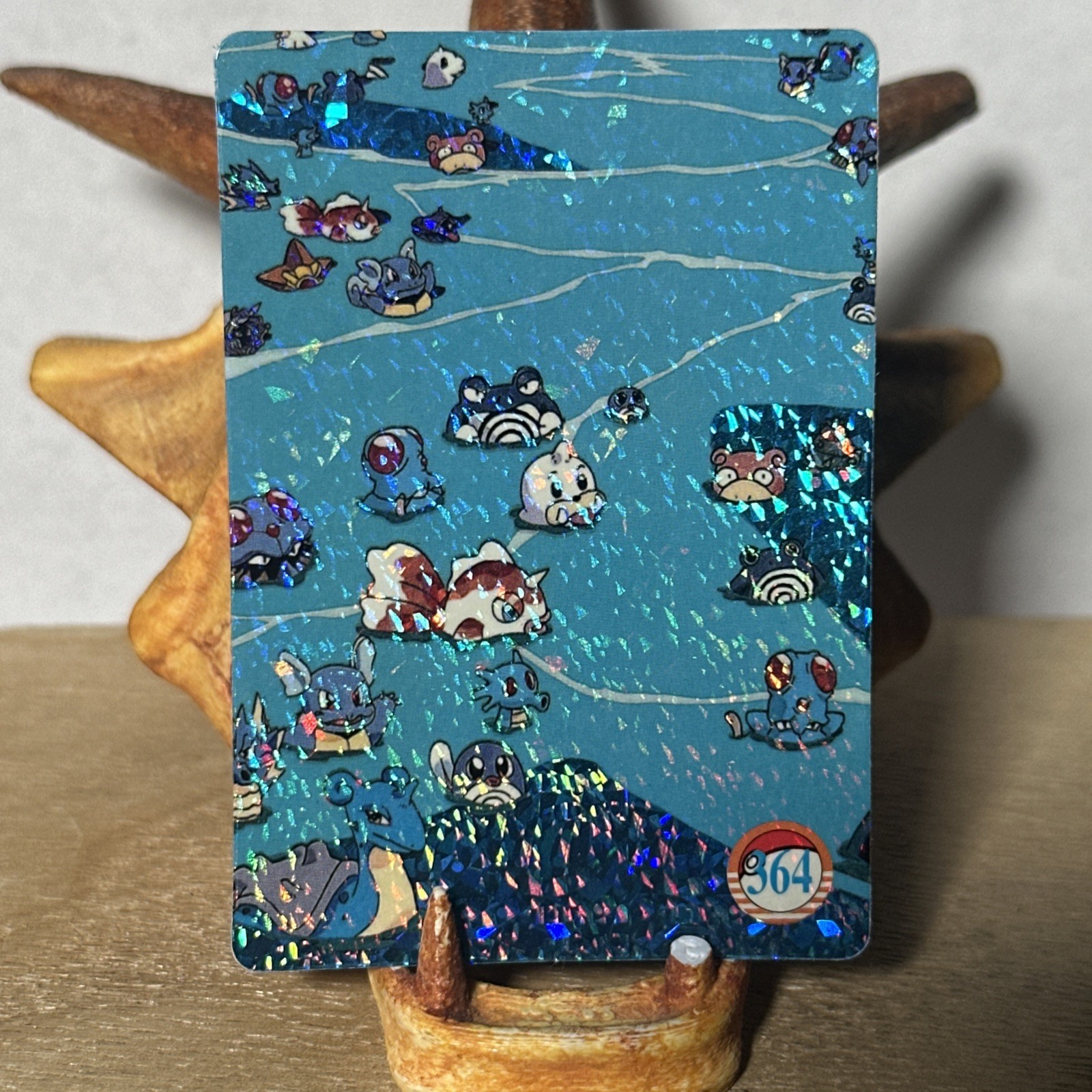 1999 Vintage Pocket Monsters Vending Prism - Lapras, Goldeen, Slowpoke #364 MP