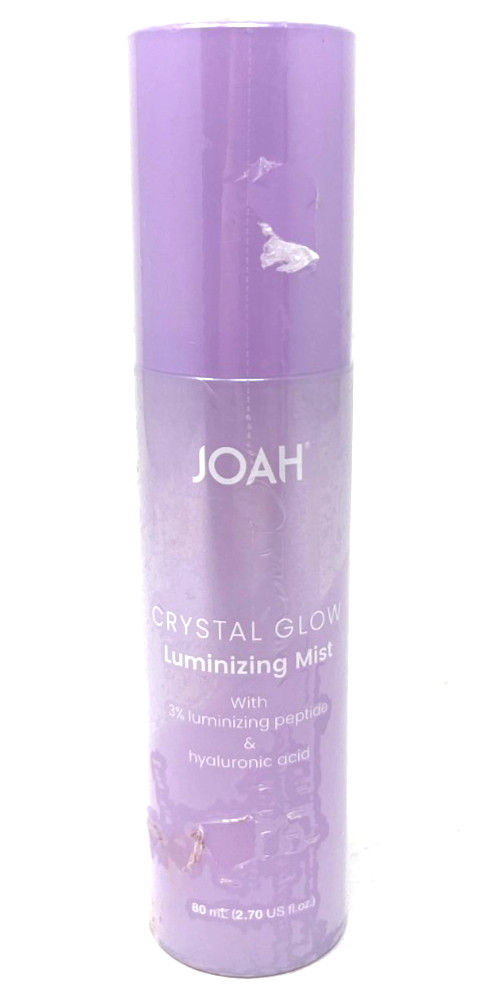 Joah Crystal Glow Luminizing Mist w/ Peptide & Hyaluronic Sealed 2.70 fl oz Each