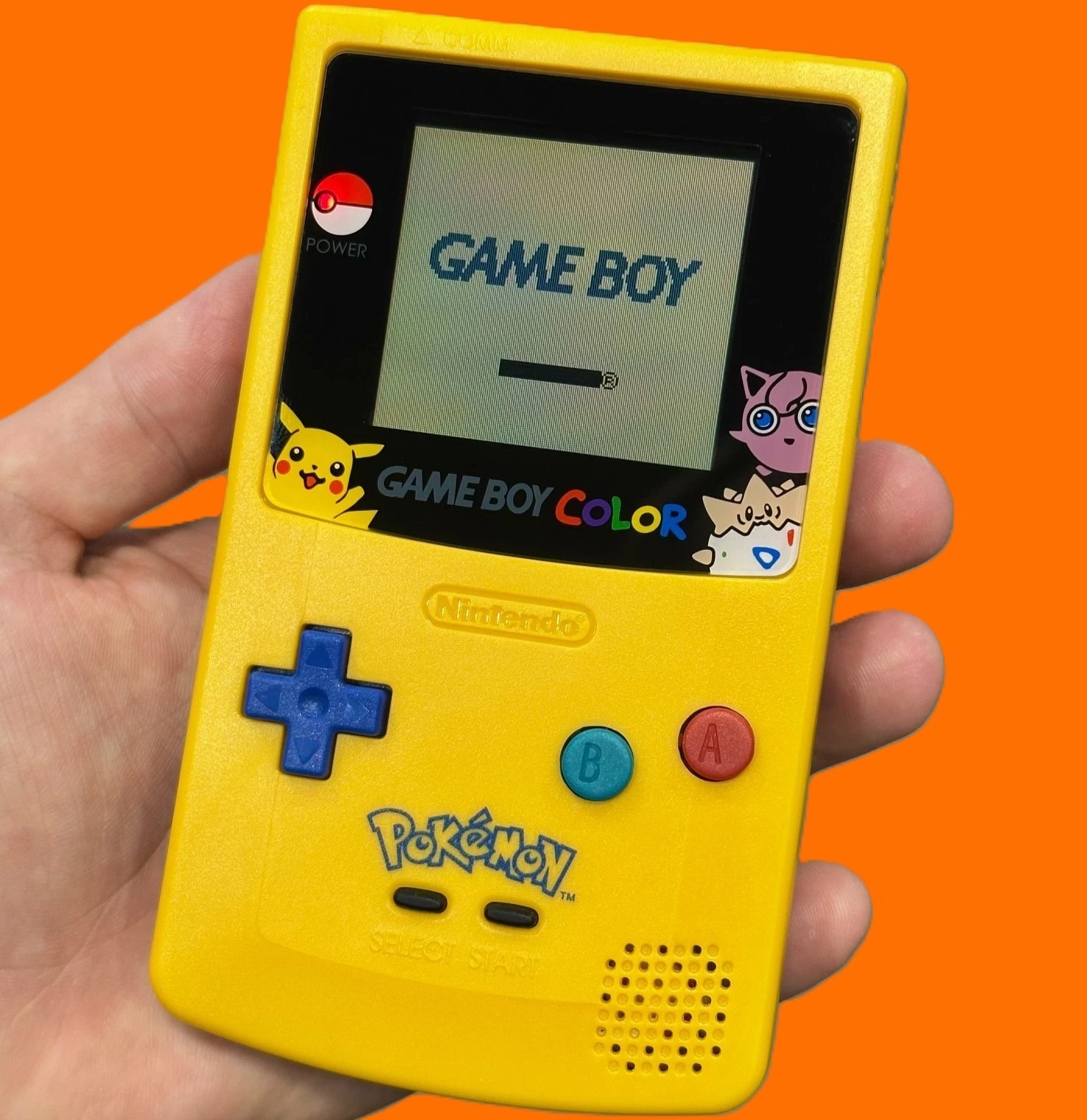 Gameboy Color Pokemon Special Pikachu Edition Nintendo System Console Yellow 