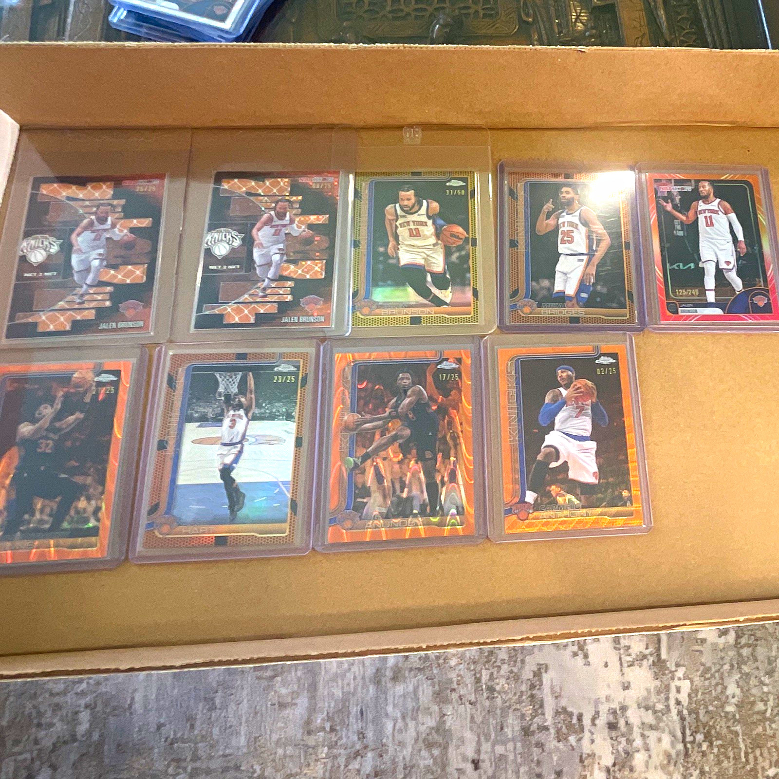 Topps Chrome/Hoops #25 Knicks Jalen Brunson 15-Card Lot # Parallels Champions Topps Chrome/Hoops #25 Knicks Jalen Brunson 15-Card Lot # Parallels Champions
