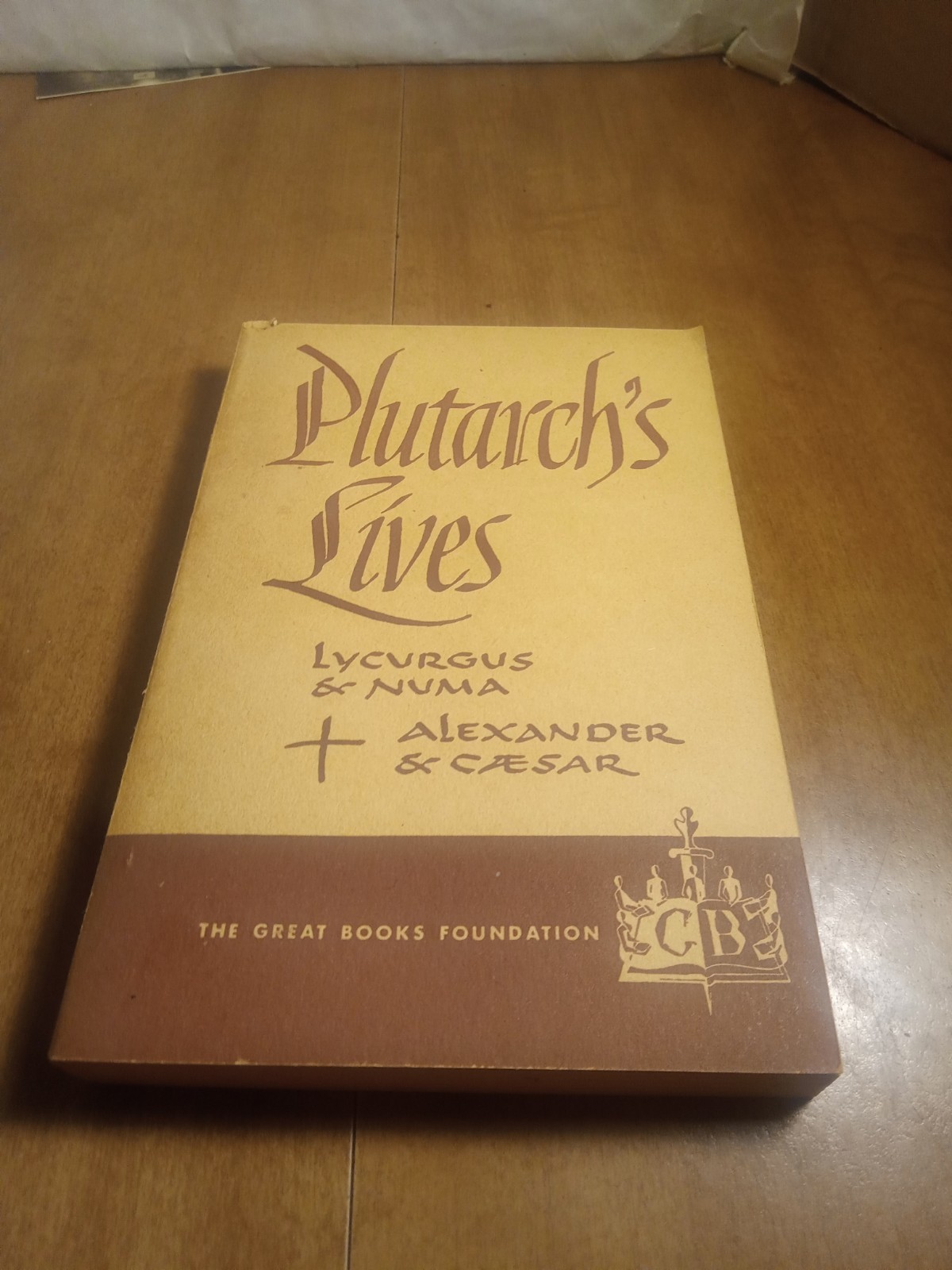 1948 Plutarch\'s Lives Lycurgus & Numa Alexander & Caesar Great Books Foundation