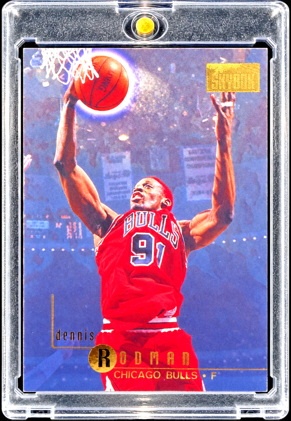 DENNIS RODMAN CHICAGO BULLS SKYBOX NEAR MINT 1996