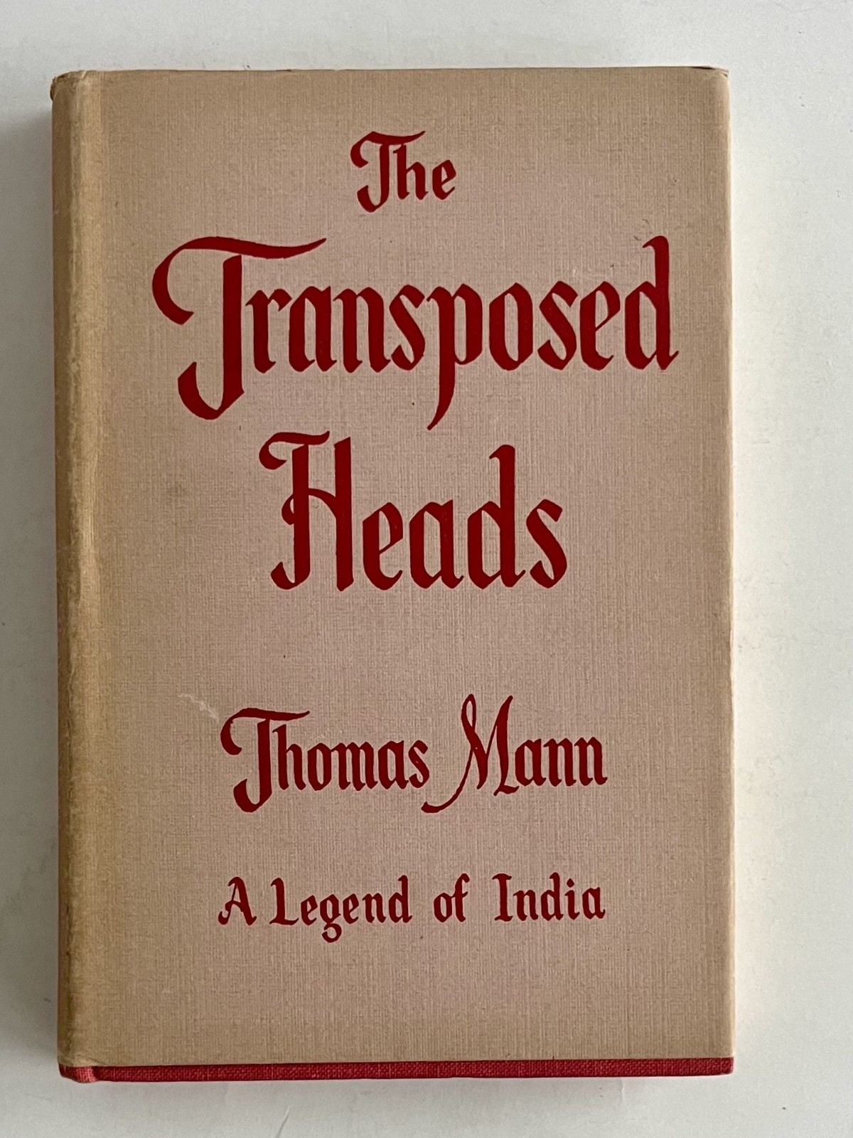 Thomas Mann- The Transposed Heads 1st UK EDT 1941 Secker & Warburg Unclipped DJ