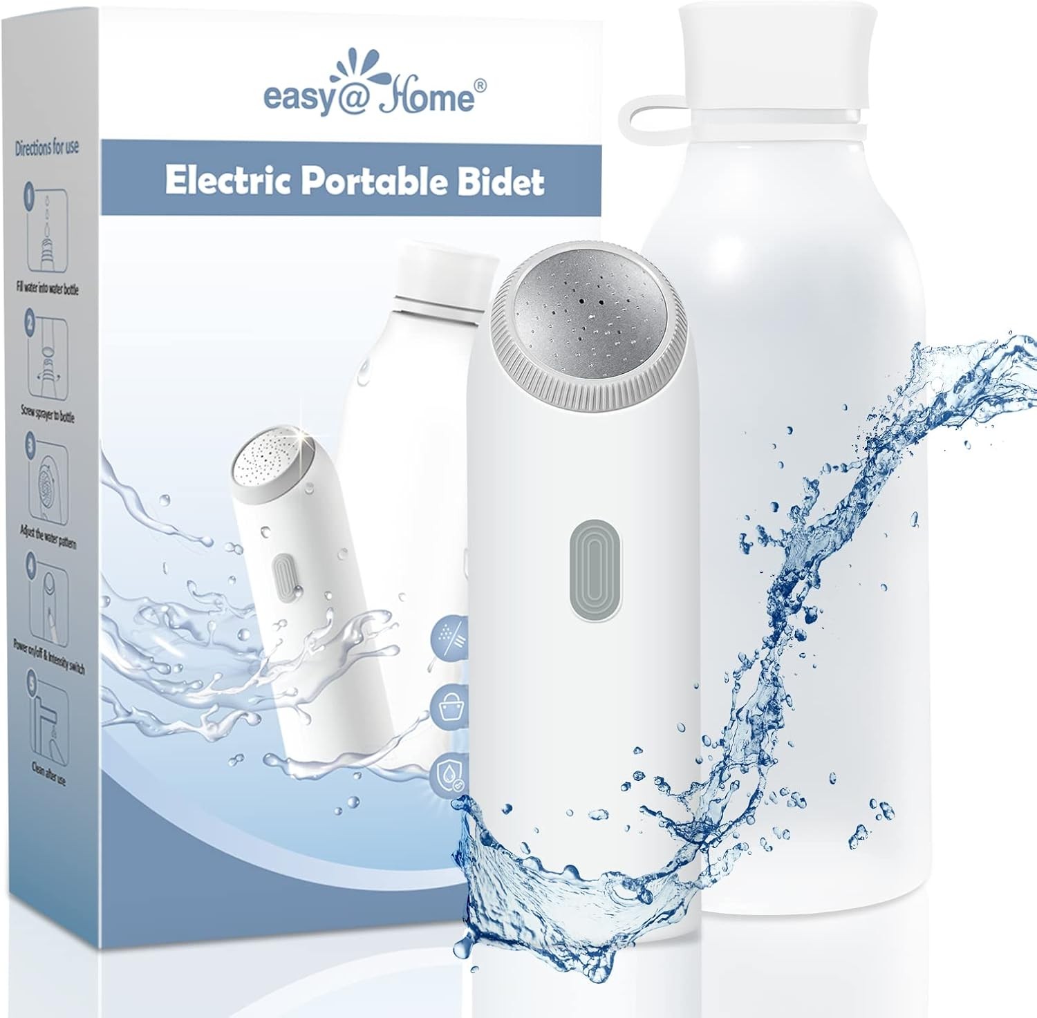 Portable Electric Handheld Travel Bidet – USB-C Rechargeable Waterproof Sprayer Portable Electric Handheld Travel Bidet – USB-C Rechargeable Waterproof Sprayer