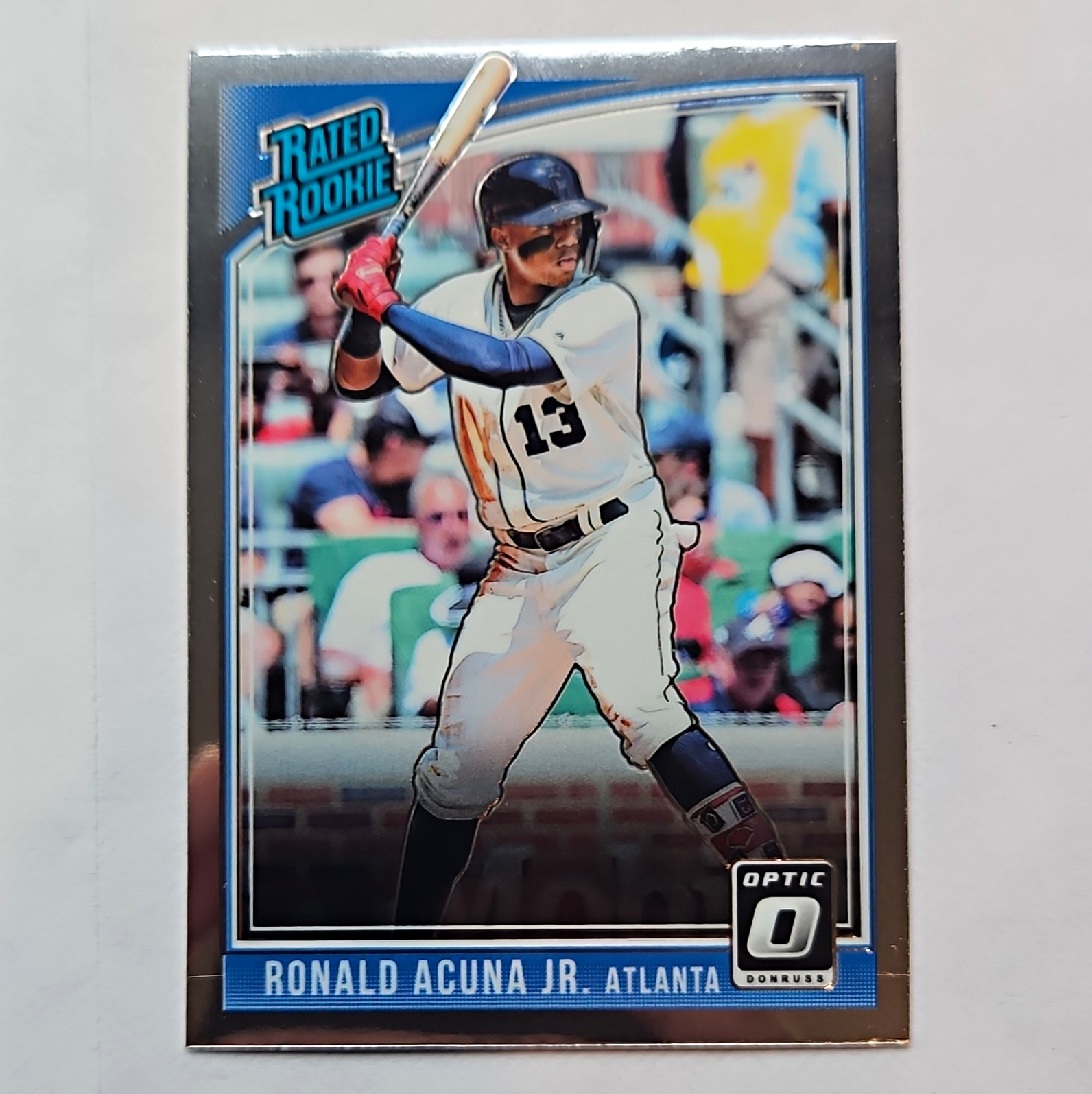 Panini 2018 Donruss Optic Rated Rookie Ronald Acuña Jr. RC #63 Braves