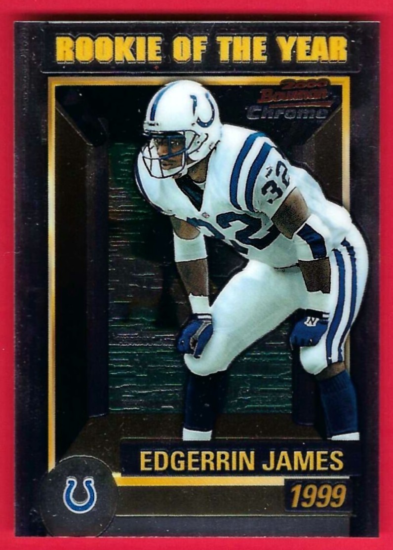 2000 Bowman Chrome Rookie of the Week R10 Edgerrin James MINT