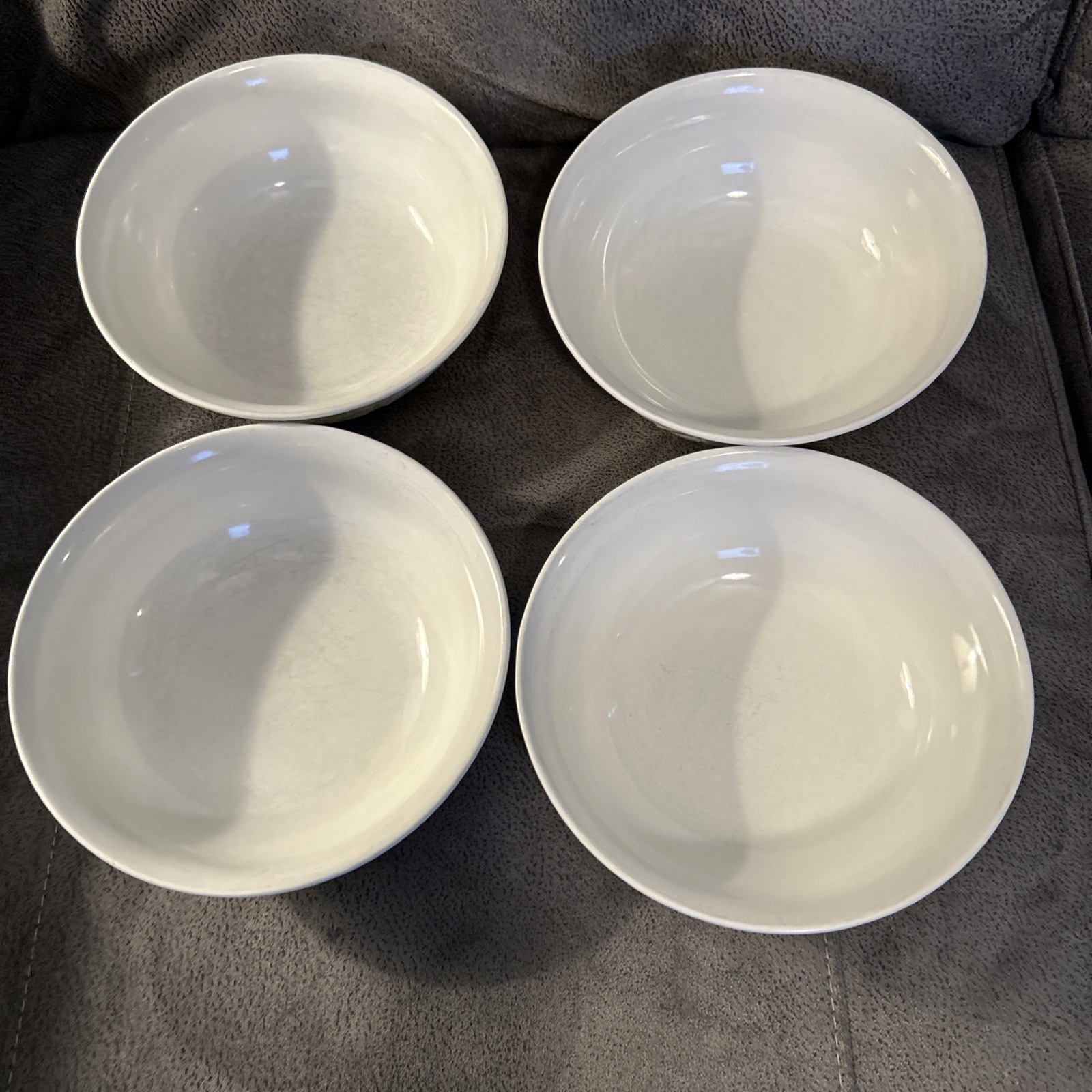 Mikasa English Countryside Set of 4 Cereal Bowls 7” White DP900