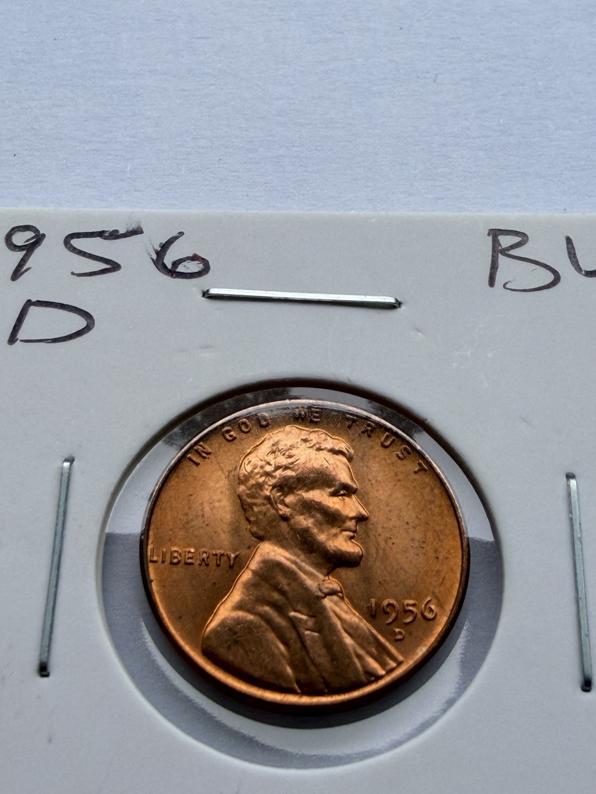 🔥GREAT FIND - COLLECTOR EDITION - 1956-D Lincoln Wheat Penny 1 Cent BU Red