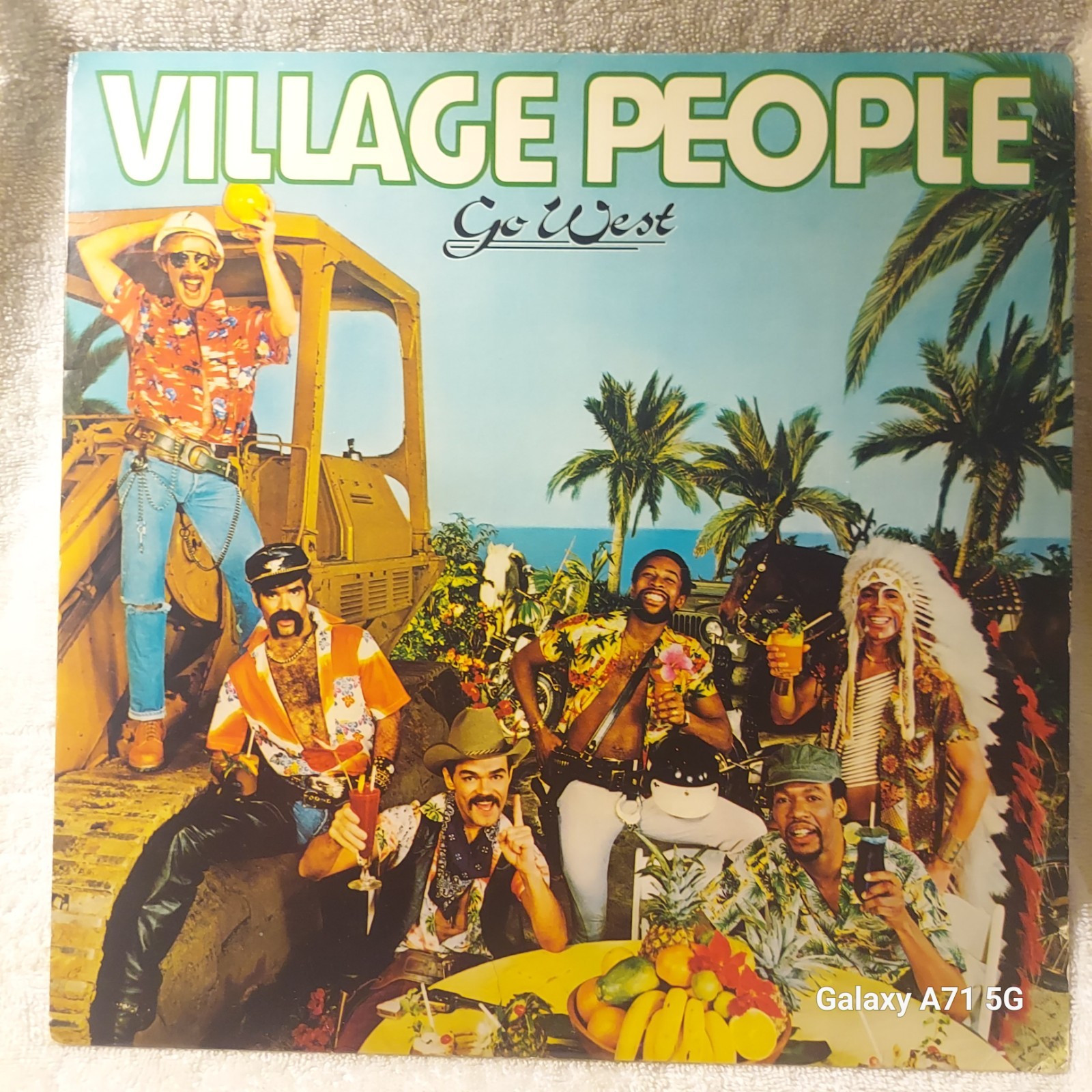 Village People/GO WEST/1979/w/Poster/Vinyl, LP, Album/FREE SHIPPING/EX VG+