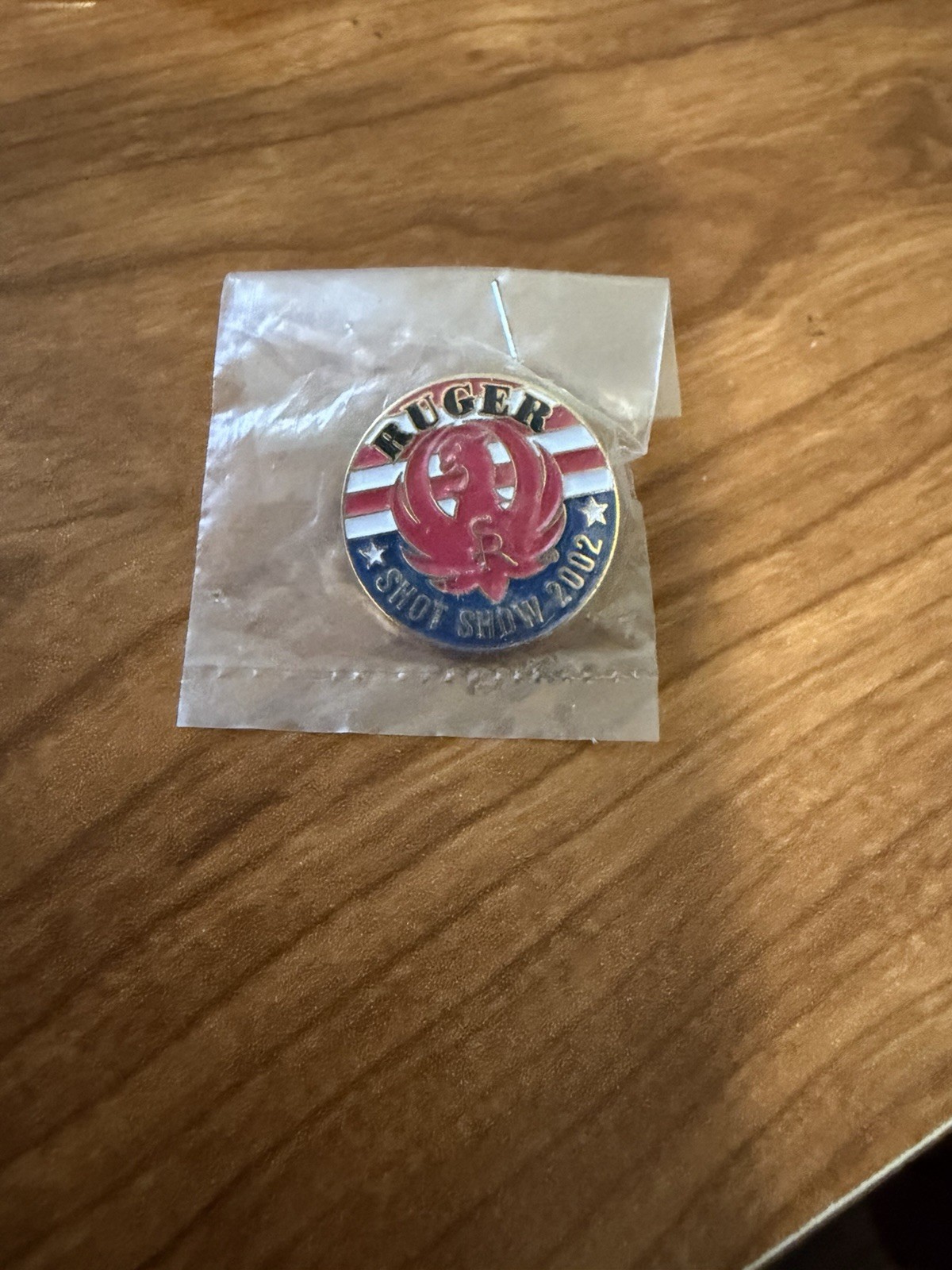 Vintage 2002 RUGER 24th Shot Show Lapel Pin- New Old Stock