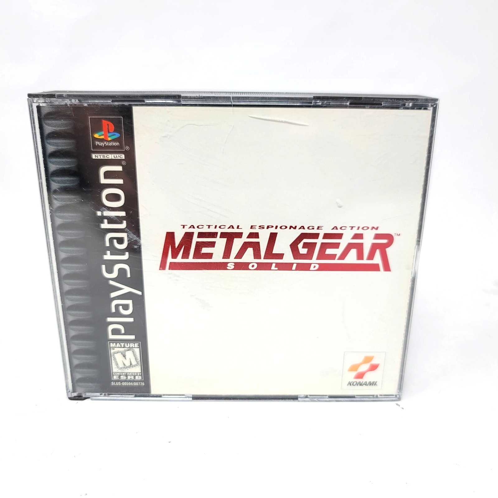 Metal Gear Solid PS1 (Sony PlayStation 1) CIB Complete W/Reg Card Tested Working