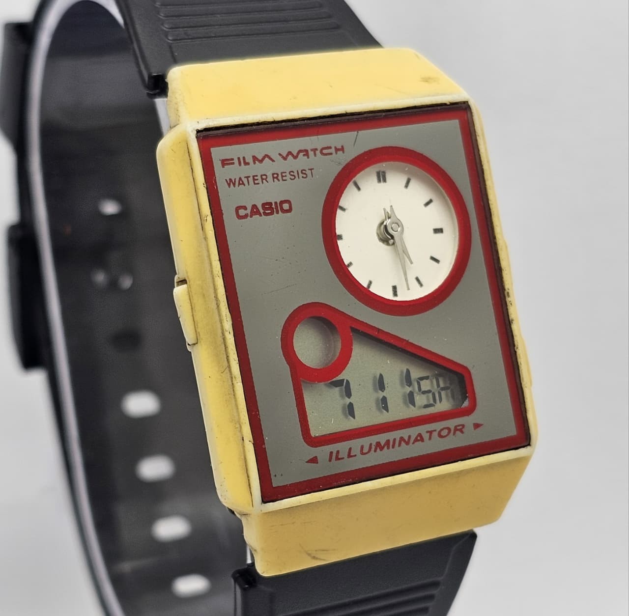 Casio Illuminator FS-01 Ana-Digi 5858 Vintage Men's Film Watch Casio Illuminator FS-01 Ana-Digi 5858 Vintage Men's Film Watch
