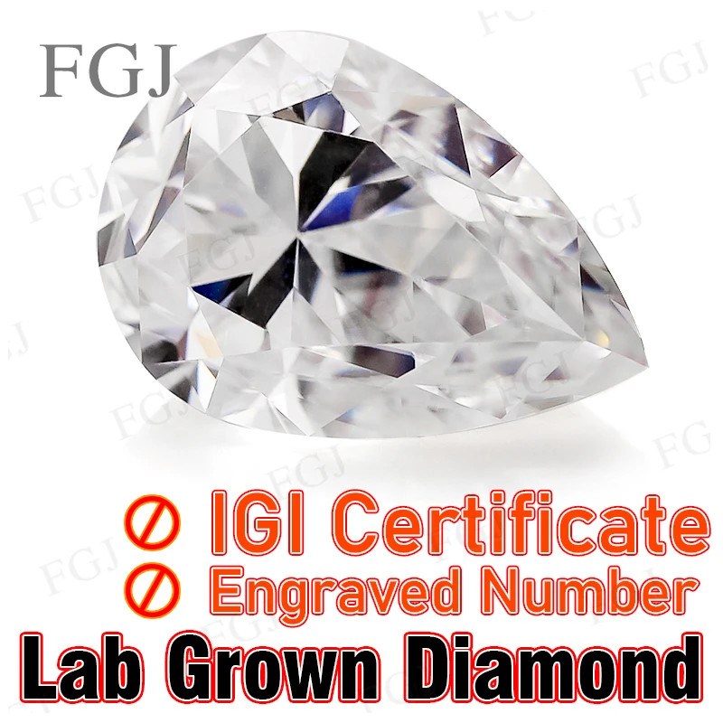 Lab Grown Diamond 0.1-5CT Without IGI Certificate HPHT CVD DEFG VVS-SI Diamonds Lab Grown Diamond 0.1-5CT Without IGI Certificate HPHT CVD DEFG VVS-SI Diamonds