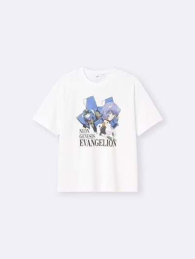 GU x EVANGELION Graphic T-shirts Short Sleeve Japan limited XS-3XL NEW 2026