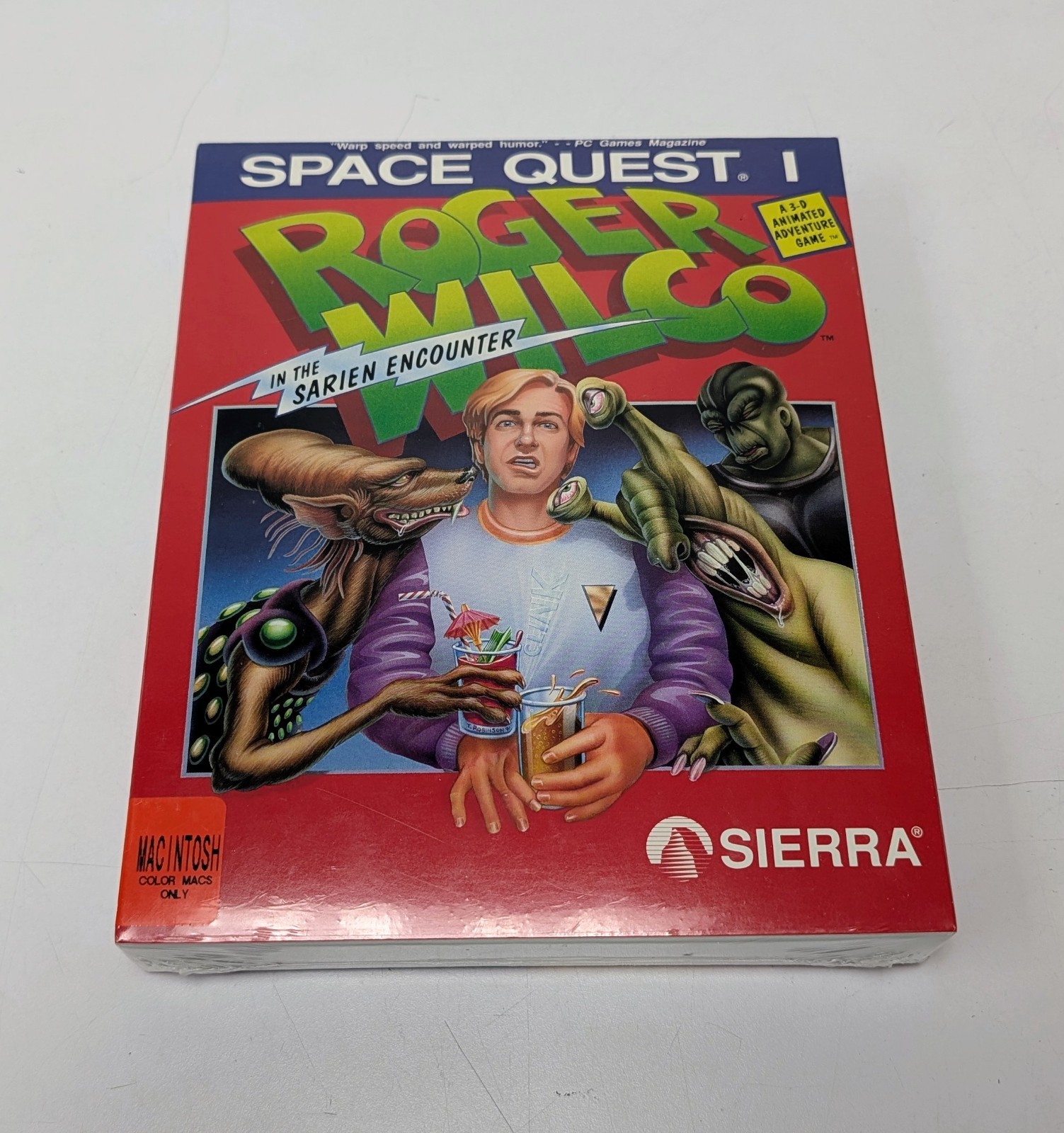 Vintage SIERRA Space Quest 1 Roger Wilco Macintosh -  New