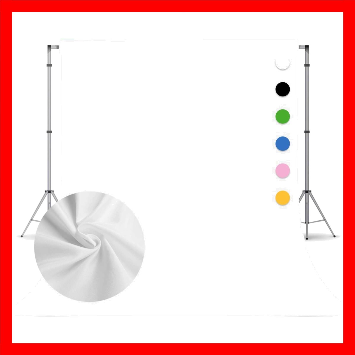 Tersum White Photography Backdrop For Photoshootphoto Backdrop Curtainperfect