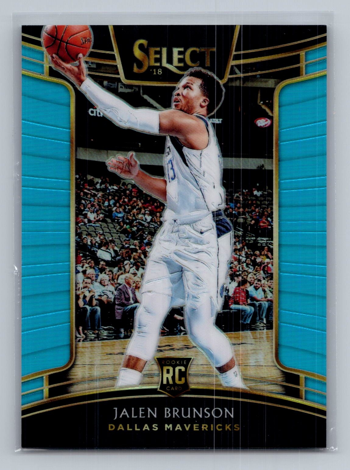 Jalen Brunson 2018-19 Panini Select #8 Light Blue Prizm #/299 Rookie RC