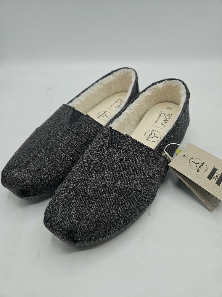 TOMS Women\'s Alpargata Loafer Flat, Smoke Grey Repreve, Size 8 W