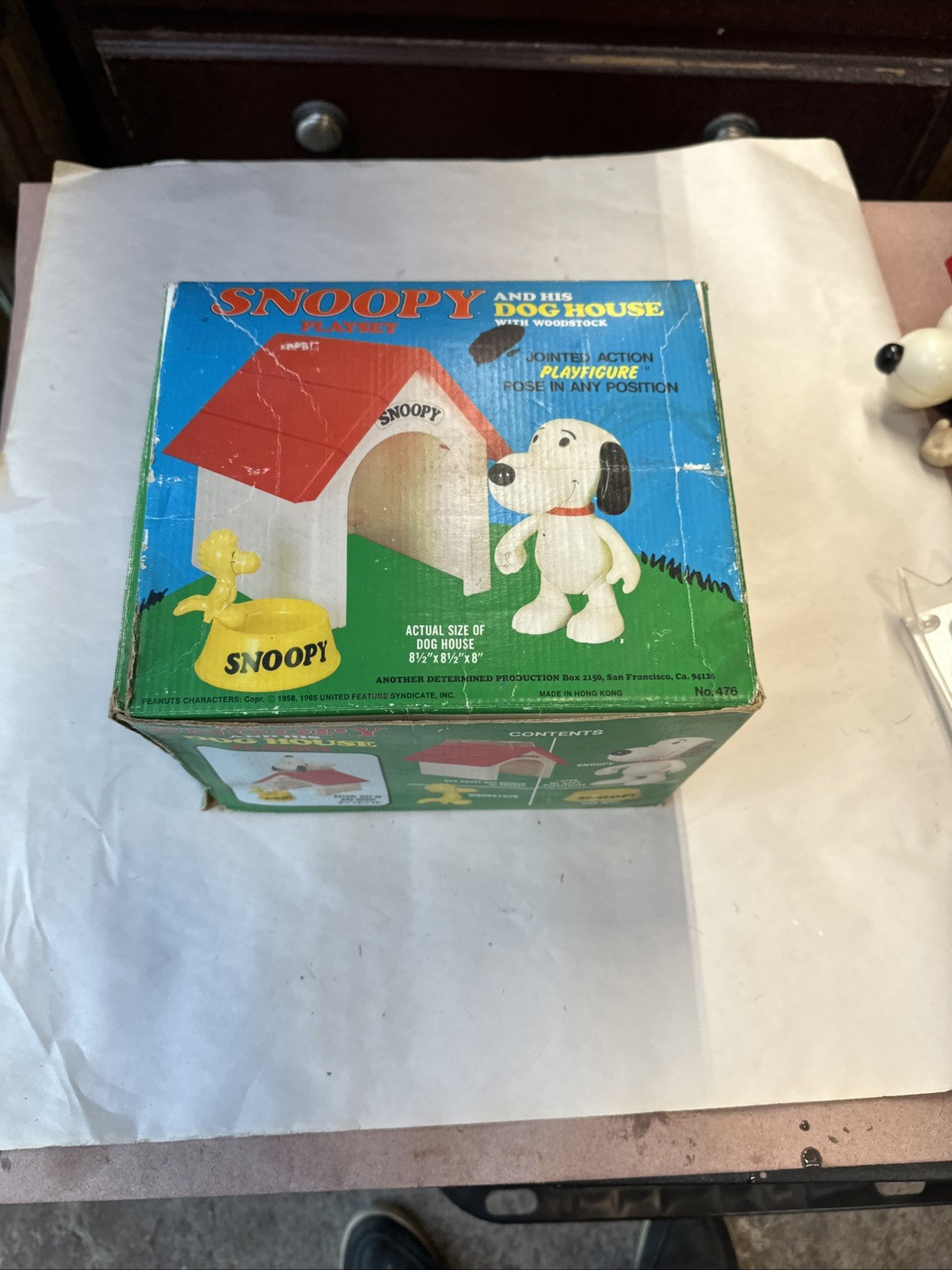 Rare Vintage 1965 Snoopy And His Doghouse W/Woodstock Playset In Original Box Rare Vintage 1965 Snoopy And His Doghouse W/Woodstock Playset In Original Box