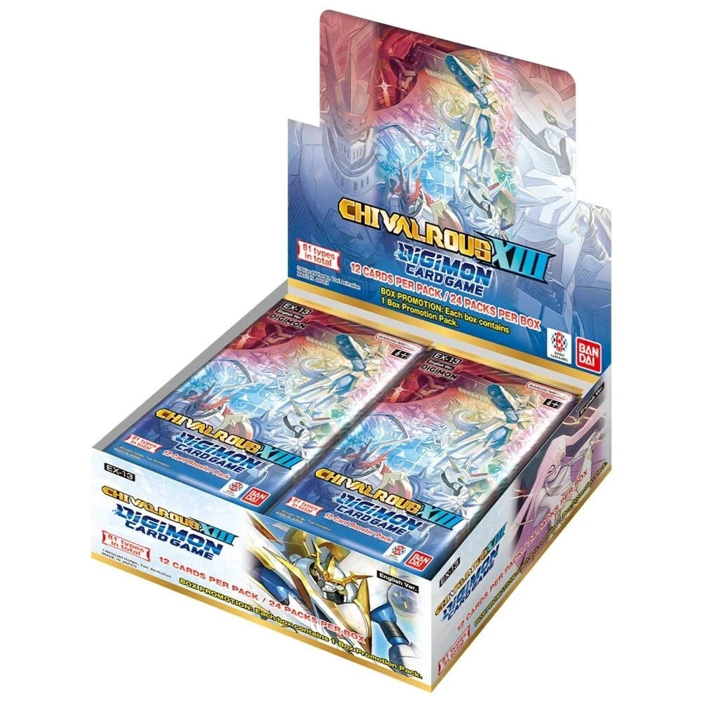 Digimon Card Game EX-13 Chivalrous XIII Booster Box FACTORY SEALED