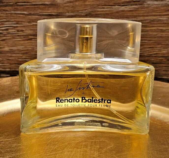 VIA SISTINA Renato Balestra Pour Femme 2.5 oz Eau de Toilette Vintage VIA SISTINA Renato Balestra Pour Femme 2.5 oz Eau de Toilette Vintage