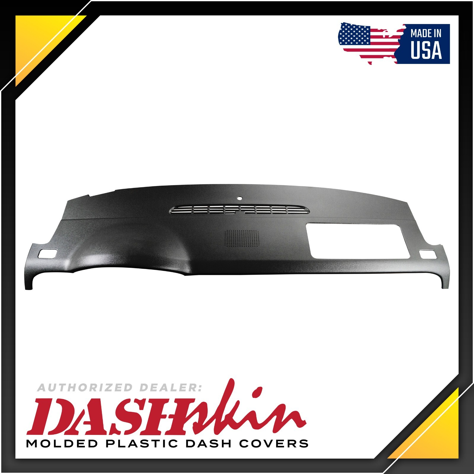 DashSkin Dash Cover Cap Skin w/Speaker Holes in Black 07-14 Tahoe Suburban Yukon