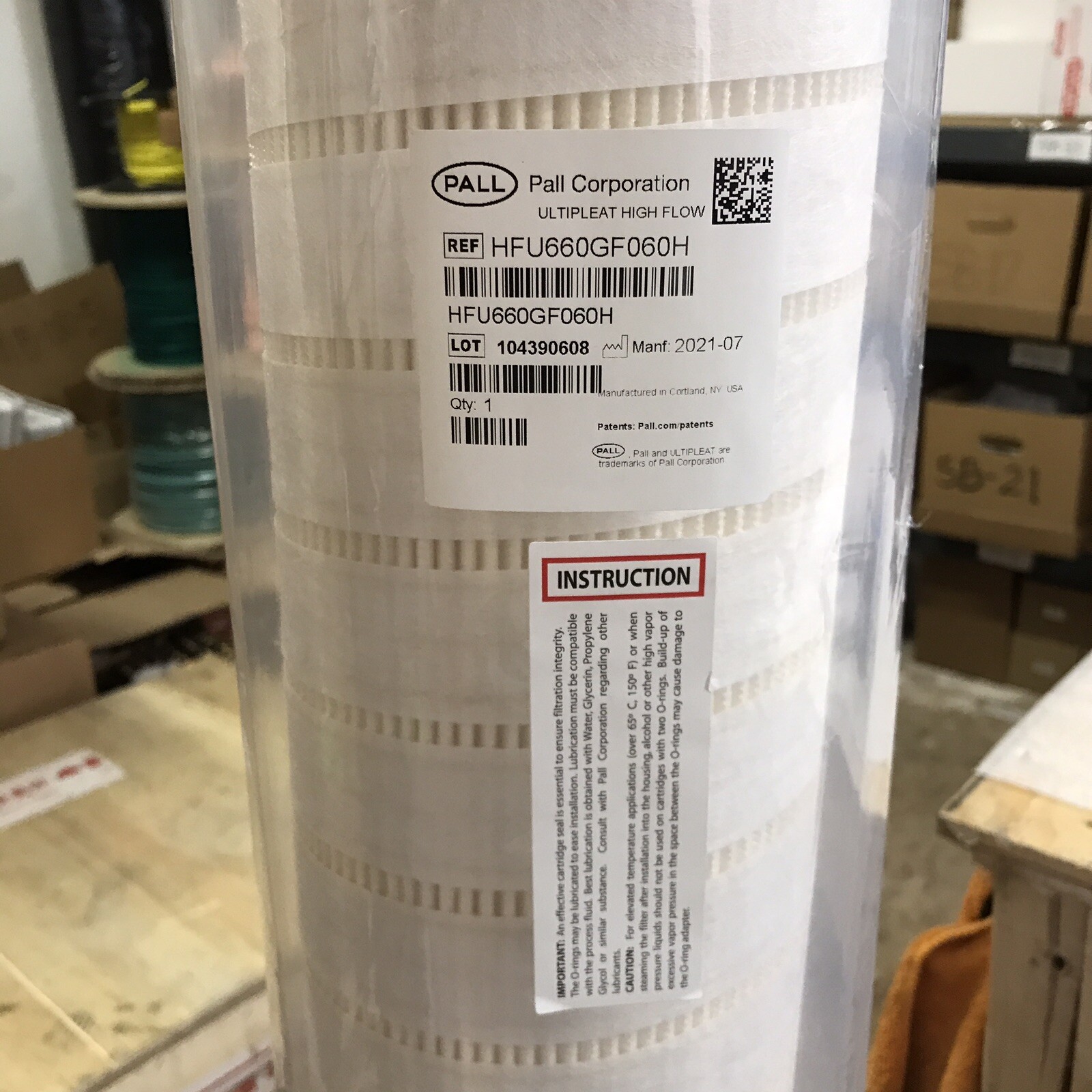 PALL HFU660GF060H, Ultipleat High Flow Filter System PALL HFU660GF060H, Ultipleat High Flow Filter System