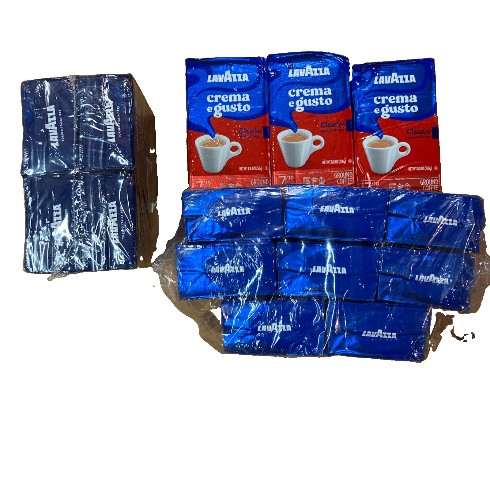 Lavazza Crema e Gusto Ground Coffee 8.8oz (11 Pack) Plus 4 Free See Description Lavazza Crema e Gusto Ground Coffee 8.8oz (11 Pack) Plus 4 Free See Description