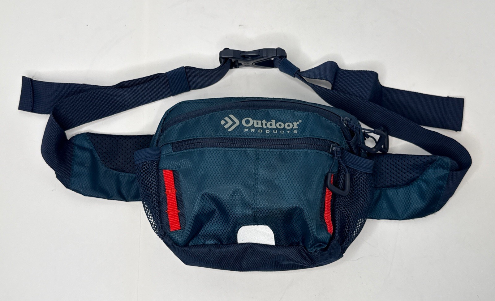 Outdoor Products Fanny Pack Waist Bag Blue Red Unisex Hiking Travel Hip Pack