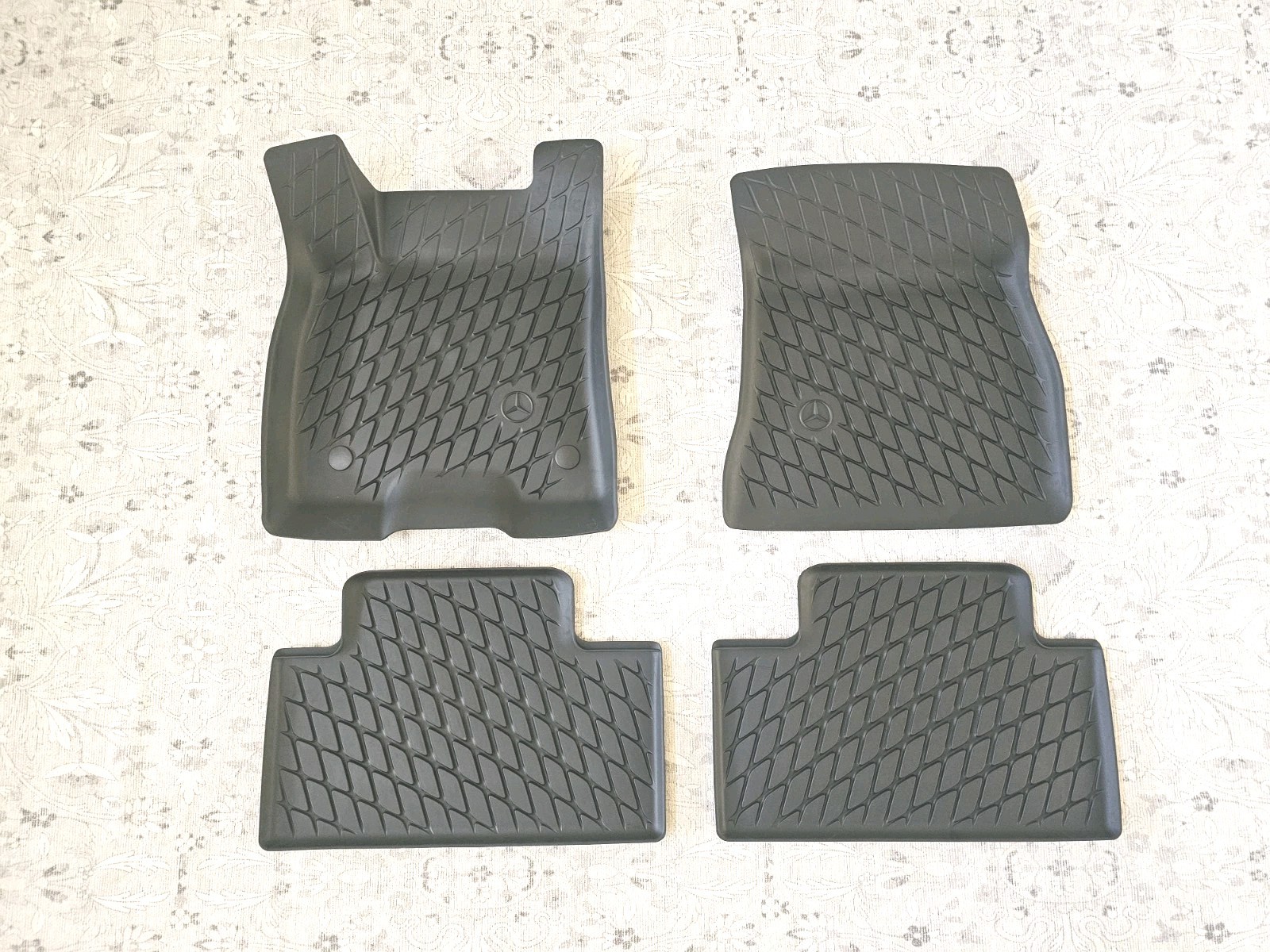 NEW 2022-2025 Mercedes-Benz EQB All Weather Floor Liners Trays Mats OEM 4pc Set 