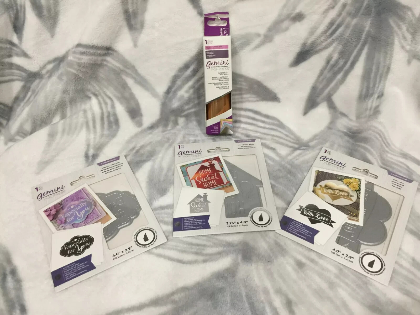 New Crafter\'s Companion  Gemini Foil & Dies Lot NEW